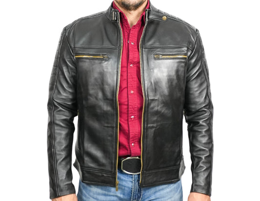 Dante Black Leather Jacket
