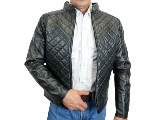 Diego Black Leather Jacket