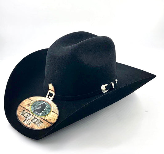 6x Black Texas cowboy hat