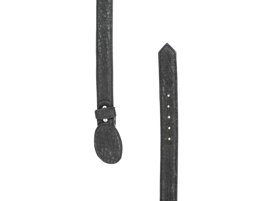 Black Bullneck Cowboy Belt