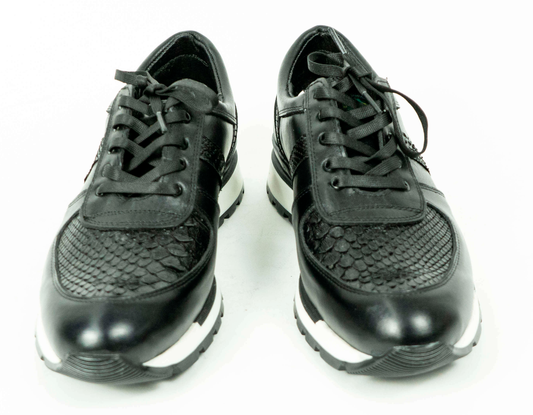 Black Python Sneaker