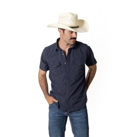 Rodeo Western Shirt Men's Short Sleeve